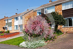 Typical english residential estate