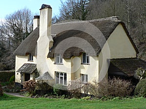 Typical English Thatched Cottage