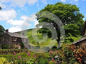 Typical English village in the Lake District, UK photo