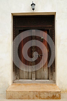 Typical example of an architectural style in Lamu, Kenya