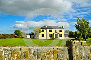 Typical farm house in Ireland