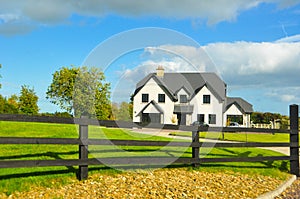 Typical farm house in Ireland