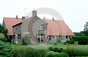 Typical farmhouse of the Noordoostpolder