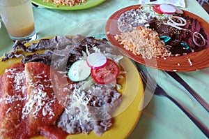 Typical food in Bernal, Mexico photo