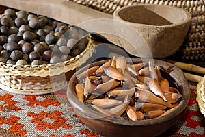 Typical food Mapuche, Chile photo