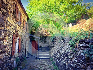 Typical French Ardeche house