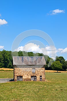 Typical French barn