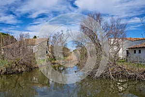 Typical Gardian house in Saintes Maries de la Mer - Camargue - Provence - France