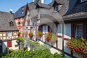 Typical half-timbered house in Beilstein / Germany