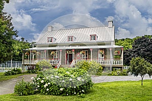 Typical historic house of Saint-Laurent-de-lâ€™ÃŽle-dâ€™OrlÃ©ans