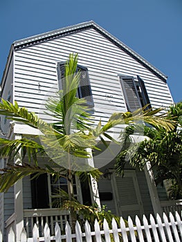 Typical home architecture Key West Florida