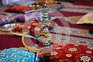 The typical hookah for smoking aromatic tobacco