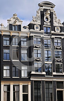 Typical house in Amsterdam