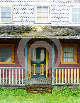 Typical house, Chiloe Island photo