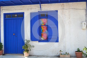 Typical house in Mirtos