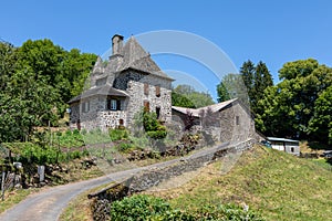 Typical house in The mountains of Cantal - Auvergne-RhÃ´ne-Alpes - France