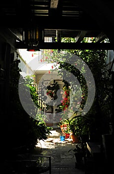 Typical house of Rota, Cadiz province, Andalusia, Spain