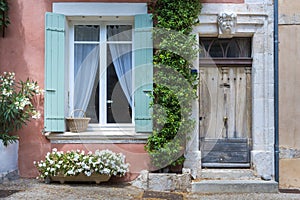 Typical house in Saint-Saturnin-les-Apt, France.