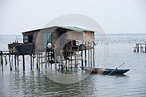 Typical House on the sea Lang Co, Hue, Vietnam