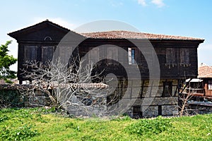 Typical house in Sozopol ancient town , Bulgaria