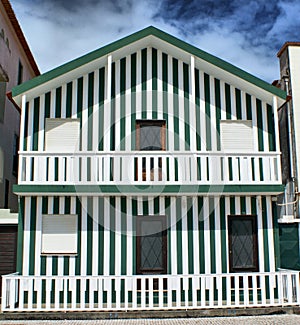 Typical houses of Costa Nova