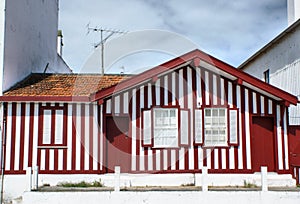 Typical houses of Costa Nova