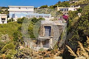 Typical houses on Ischia island