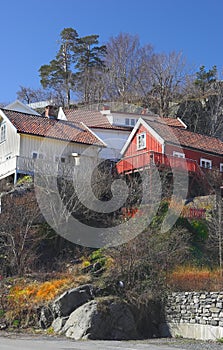 Typical houses in Norway