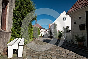 Typical houses in Stavanger, Norway