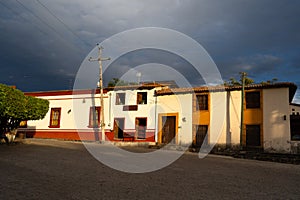 Typical houses of the town of La Yerbabuena in the Municipality of Mascota Jalisco. photo