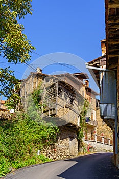 Typical houses in the village of Vevchani