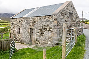 Typical Irirsh farm stone house