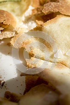 Typical Italian bread starter Focaccia