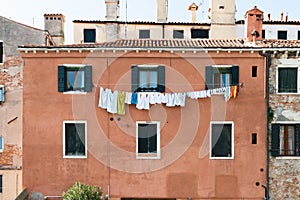 Typical Italian house, Venice, Italy