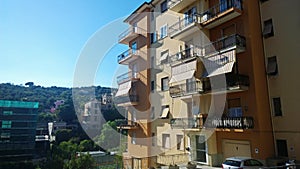 A typical Italian multi-storey building