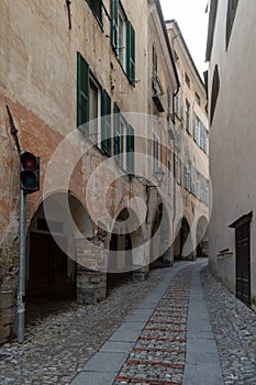 Italian narrow street photo
