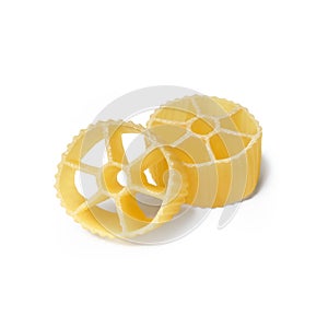 Typical Italian Pasta `Rotelle` or `Mini Wheels` type