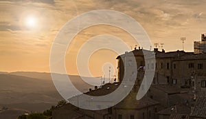 Typical Italian town Volterra