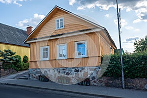 Typical Karaite Triple Windowed house - Trakai, Lithuania