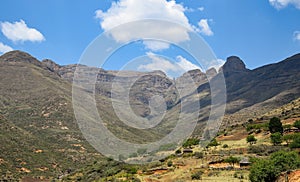 Typical Landscape in Lesotho