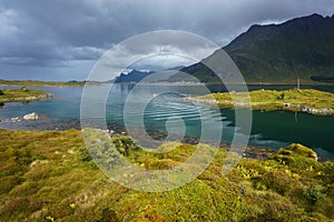 Typical landscape of northern Norway