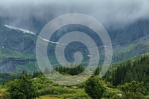 Typical landscape of northern Norway