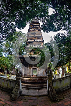 Typical landscape of Vietnam village