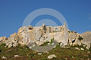 typical landscapes of Les-Baux-de-Provence