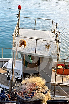 Typical Ligurian fishing