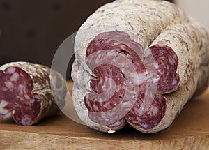 Typical ligurian salumi