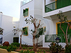 Typical local Mediterranean Cypriot style house Cyprus