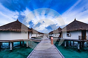 Typical Luxury Overwater Bungalow