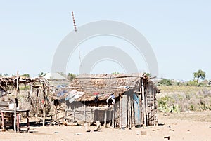 Typical malgasy hut