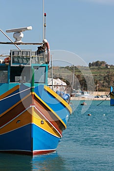 Typical Maltese fishing boat